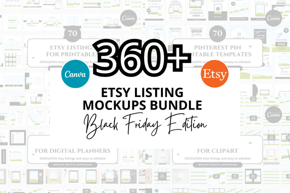 Download Black Friday Etsy Mockup Bundle - Premium Resources